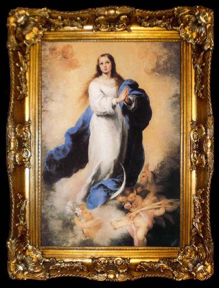 framed  Bartolome Esteban Murillo Pure Conception of Our Lady, ta009-2